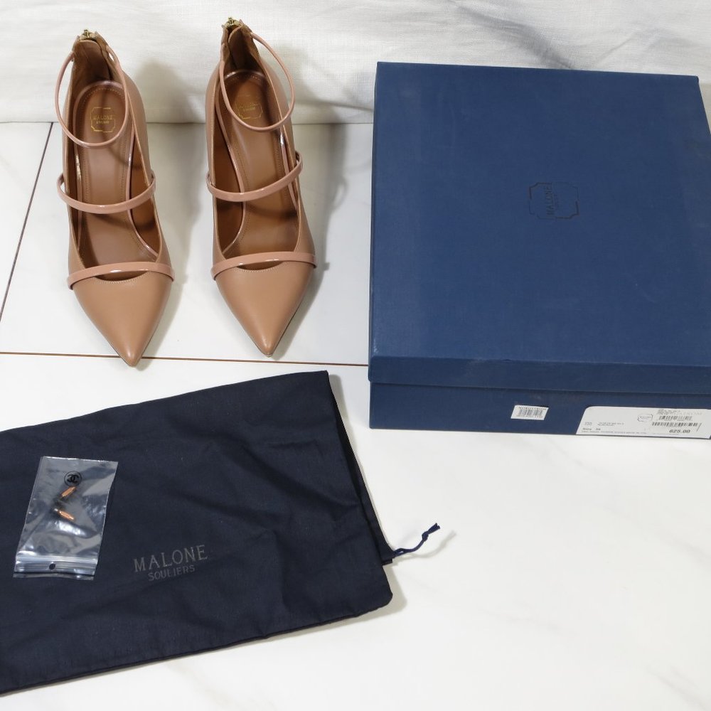 LIKE NEW Malone Souliers Robyn Nude Pumps 39EU